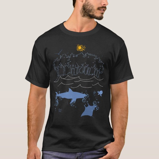 Camiseta Oceano Paraíso (Frente)