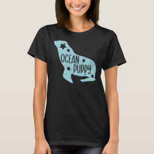 Camiseta Oceano Puppy Sea Leão Suspirador Biolo Marinho