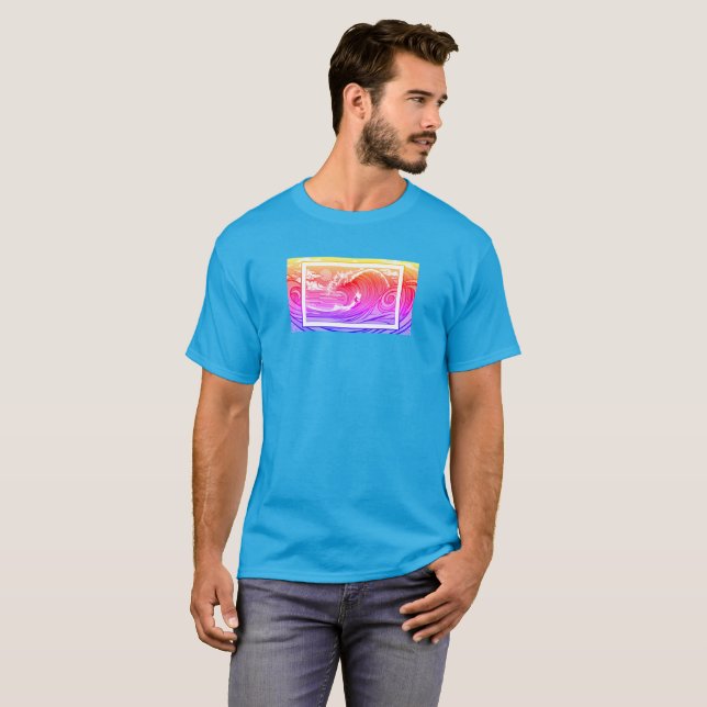Camiseta Oceano Sunset (Frente Completa)