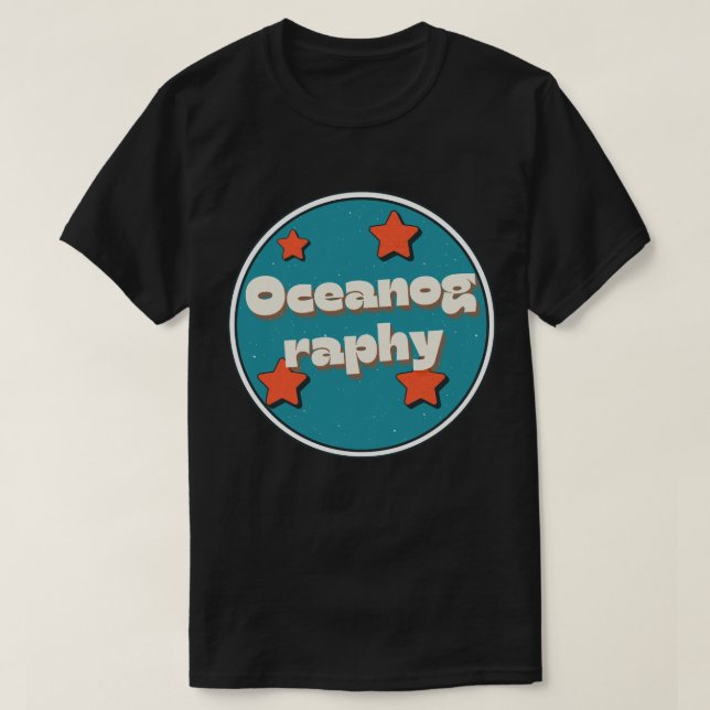 Camiseta Oceanografia (Frente do Design)