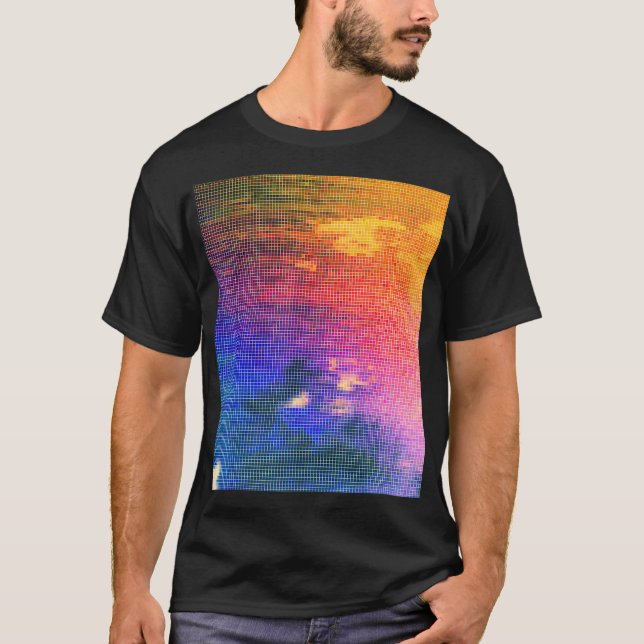 Camiseta Oceanografia Aérea De Streetwear Impressa Fotograf (Frente)