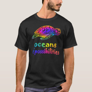 Camiseta Oceanos Cores De Possibilidades Leitura Verão De 2