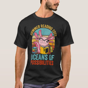 Camiseta Oceanos De Diversão Axolotal De Possibilidades Lei