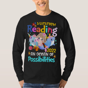 Camiseta Oceanos De Golfinhos Sereia De Possibilidades Rea