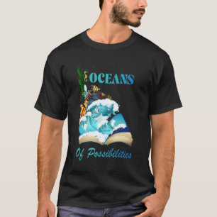 Camiseta Oceanos De Possibilidades Animal Marinho Peixe Ver