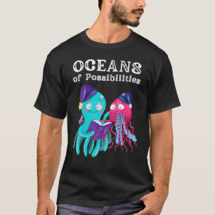 Camiseta Oceanos De Possibilidades Leitura De Animais Do Ma