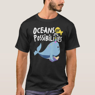Camiseta Oceanos De Possibilidades Leitura De Animais Do Ma