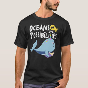Camiseta Oceanos De Possibilidades Leitura De Animais Do Ma