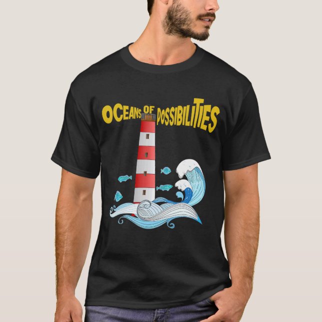 Camiseta Oceanos De Possibilidades Leitura De Verão De 2022 (Frente)