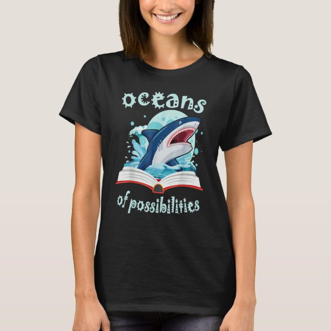 Camiseta Oceanos De Possibilidades Leitura De Verão De 2022 (Frente)