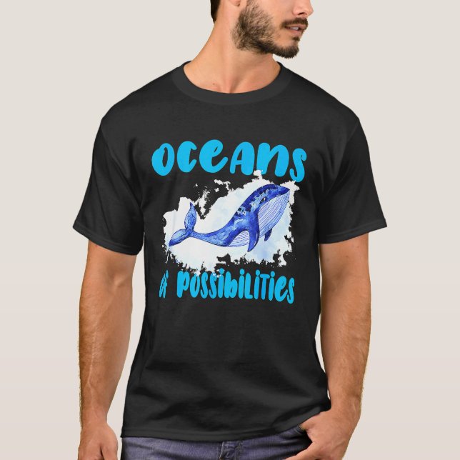 Camiseta Oceanos de Possibilidades Leitura Verão 2022 Bibli (Frente)