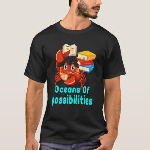 Camiseta Oceanos De Possibilidades Livros De Leitura De Ver