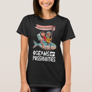 Camiseta Oceanos De Possibilidades Peixes Animais Do Mar Re