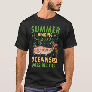 Camiseta Oceanos De Possibilidades Verão Leitura 2022 Cute