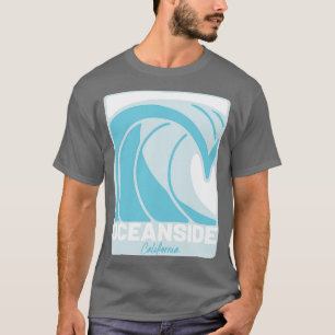 Camiseta Oceanside Beach California Atlantic Ocean FL Crash