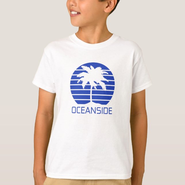 Camiseta Oceanside California Sunset T-Shirt (Frente)