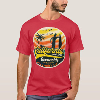 Camiseta Oceanside do Campo Surf da Califórnia