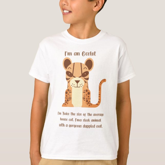 Camiseta Ocelot Cat (Frente)
