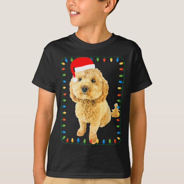 Camiseta Ochon Puppy Dog Christmas Party Bicho Bichon Odle  (Frente)