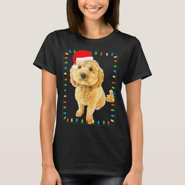 Camiseta Ochon Puppy Dog Christmas Party Bicho Bichon Odle  (Frente)