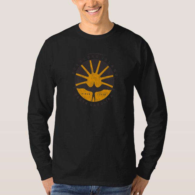 Camiseta Ocracoke Island NC Summertime Vacationing Sunrise  (Frente)