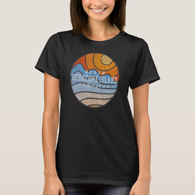 Camiseta Ocracoke Island NC Summertime Vacationstenha (Frente)