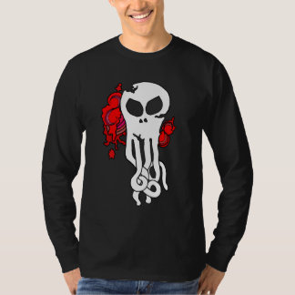 Camiseta Octo - crânio vermelho