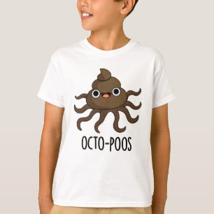 Camiseta Octo-poos Engraçado Octopus Pun