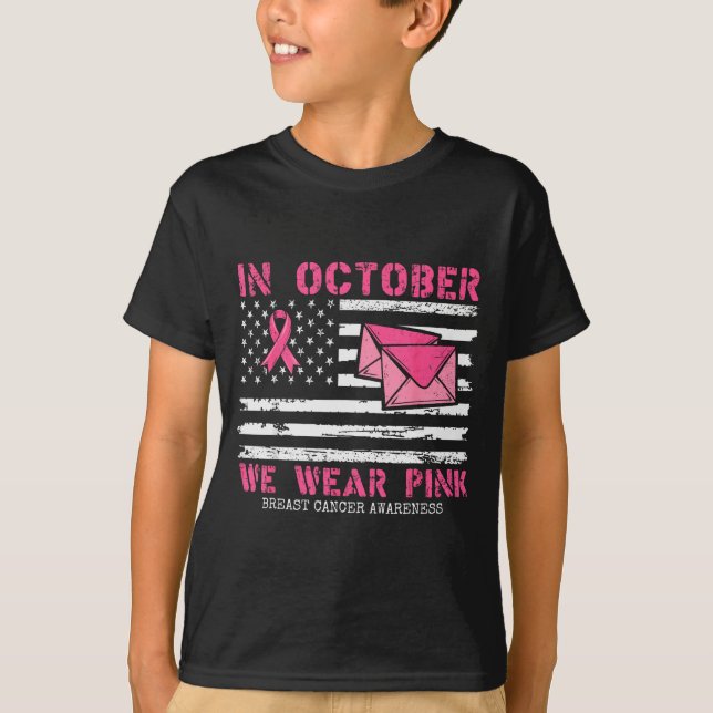 Camiseta October We Wear Nk Breast Cancer Awareness Stal Wo (Frente)