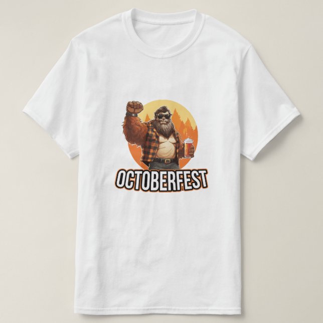 Camiseta Octoberfest Bigfoot (Frente do Design)