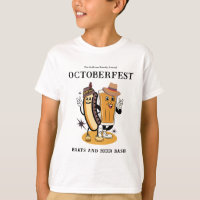 Octoberfest Brats Beer Fall Party Retro Kid