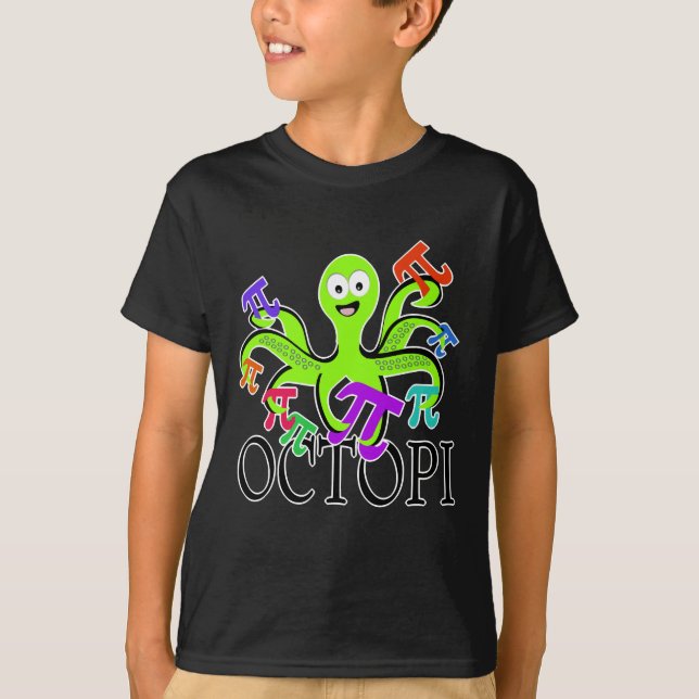 Camiseta Octopi Pi Day (Frente)