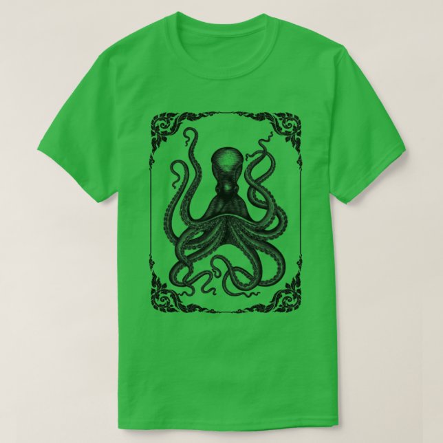 Camiseta Octopus (Frente do Design)