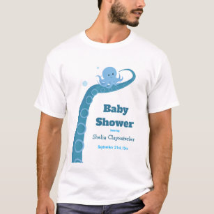 Camiseta Octopus Azul   T-shirt masculina