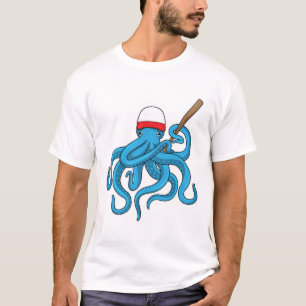 Camiseta Octopus Baco-beisebol