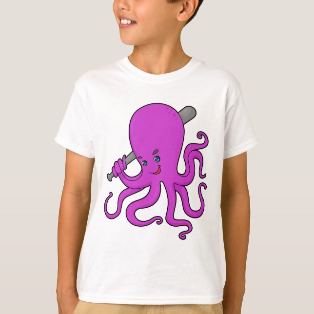 Camiseta Octopus Baseball Baco (Frente)