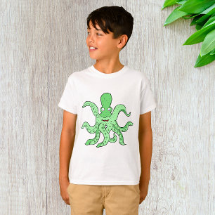 Camiseta Octopus Boys Verdes