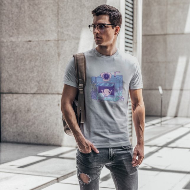 Camiseta Octopus Cafe (Criador carregado)