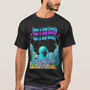 Camiseta Octopus Café Lover - Coastal Morning T-shirt Des