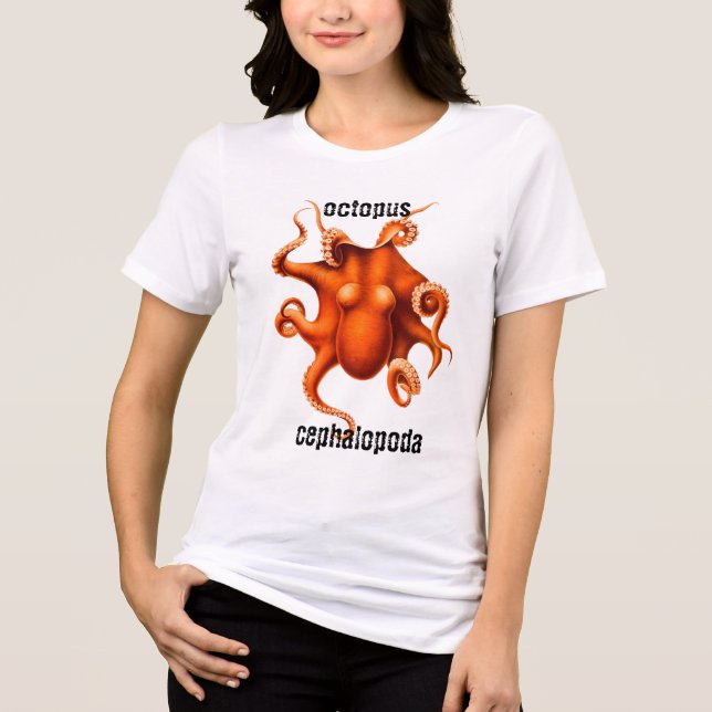 Camiseta Octopus Cephalopoda (Frente)