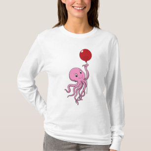 Camiseta Octopus com balão