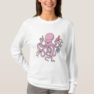 Camiseta Octopus com Crayon