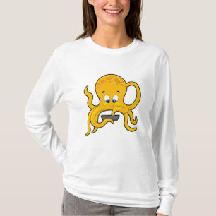 Camiseta Octopus com Laptop