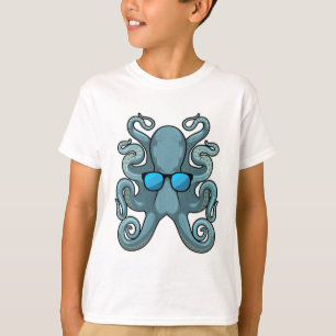 Camiseta Octopus com óculos de sol