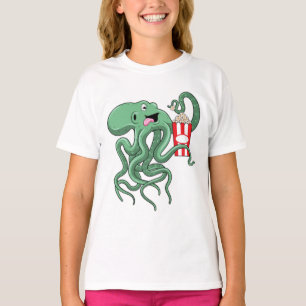Camiseta Octopus com pipoca
