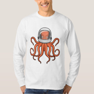 Camiseta Octopus como astronauta