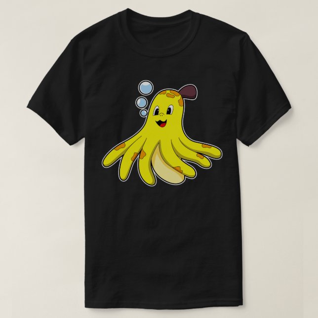 Camiseta Octopus como Banana (Frente do Design)