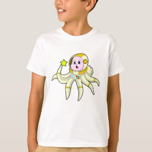 Camiseta Octopus como mergulhador com estrela