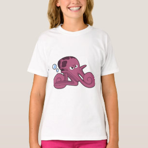 Camiseta Octopus como motociclo