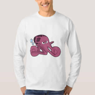 Camiseta Octopus como motociclo